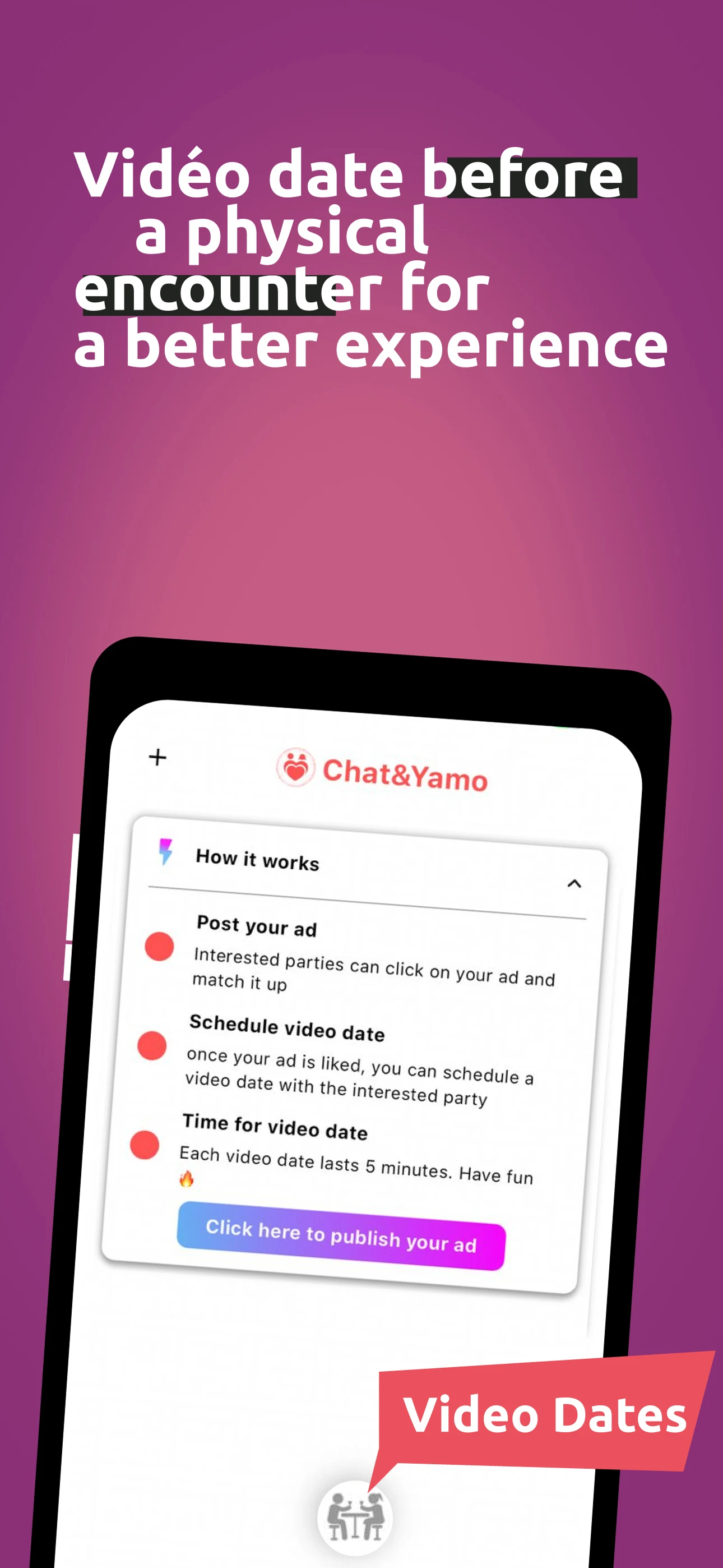 Chat&Yamo : dating app screenshot