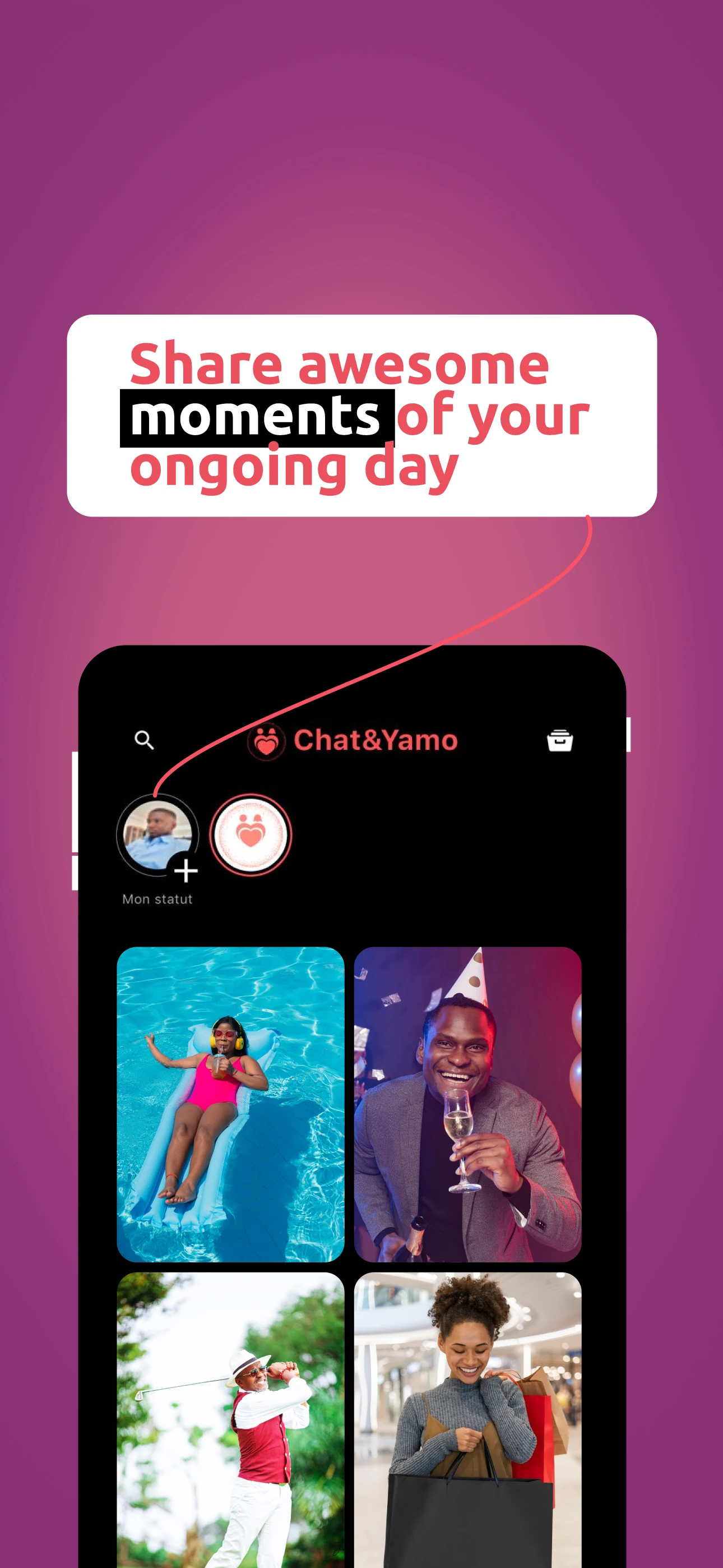 Chat&Yamo : dating app screenshot
